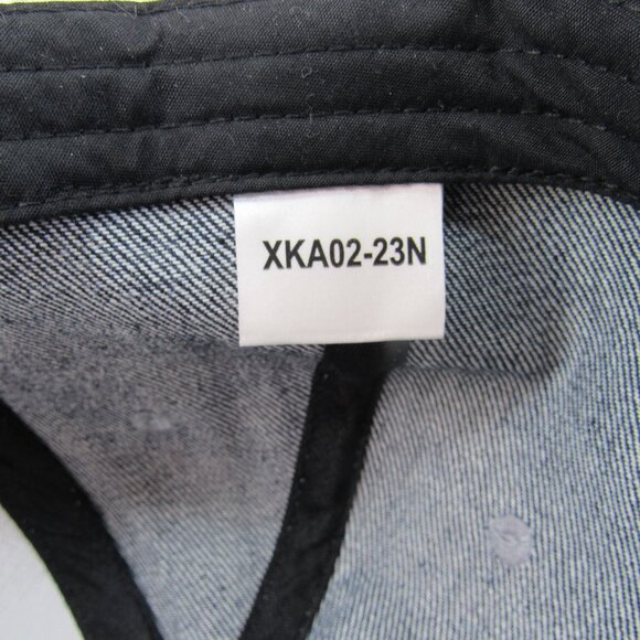 Vienna 1237 Embroidered Logo Men's Blue Jean Look Adjustable Strap Back Cap Hat - Picture 9 of 10